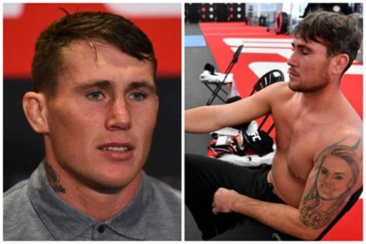 
Darren Till Has Girlfriend Turned Wife Cerrone Tattooed On His Hand 