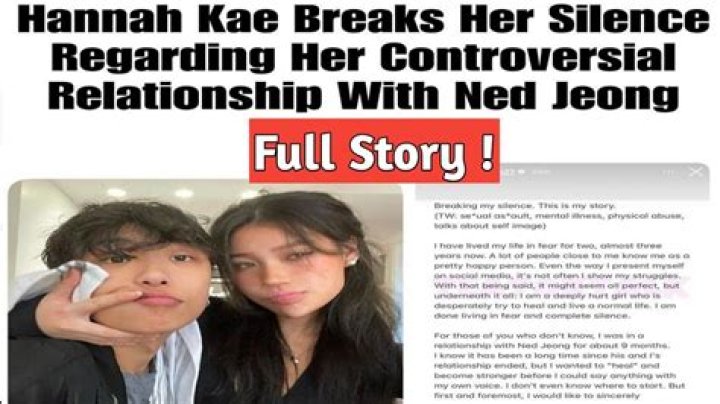 Hannah Kae | Controversy, Relationship With Boyfriend Ned Jeong