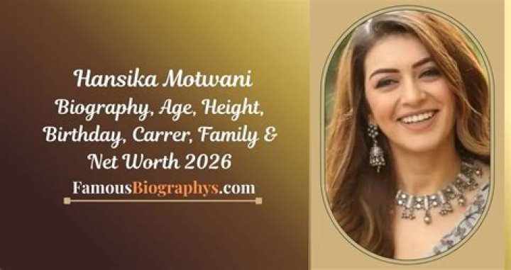 
Hansika Motwani Height, Weight, Net Worth, Age, Birthday, Wikipedia, Who, Nationality, Biography 