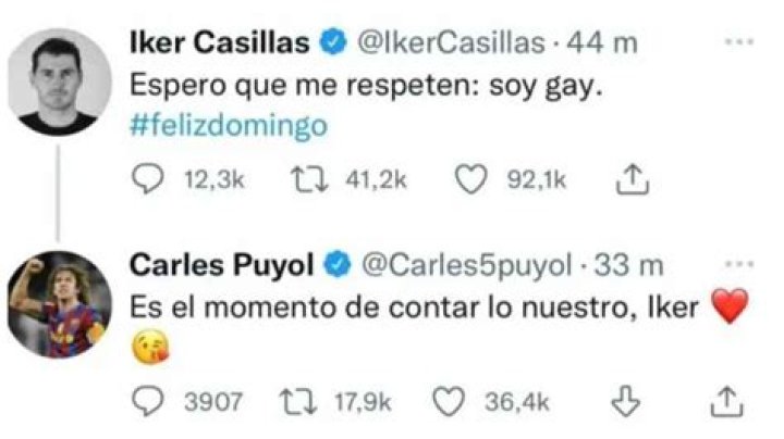 
Iker Casillas And Carles Puyol Are Not Dating, Hacked Twitter Controversy Explained 
