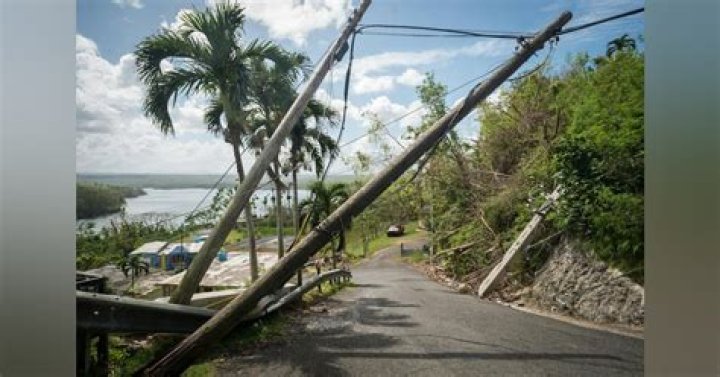 
Massive power outage in Puerto Rico due to hurricane 