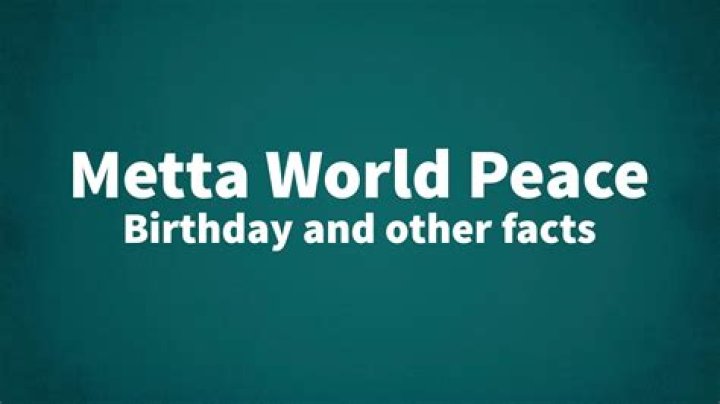 Metta World Peace Height, Weight, Net Worth, Age, Birthday, Wikipedia, Who, Instagram, Biography