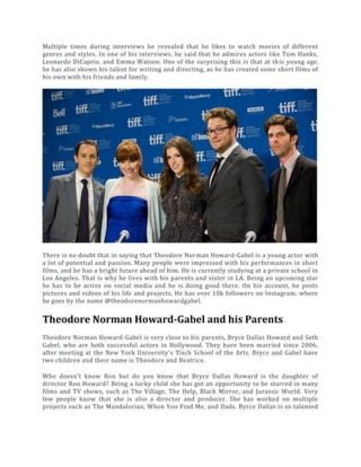 Theodore Norman Howard-Gabel Height, Weight, Net Worth, Age, Birthday, Wikipedia, Who, Nationality, Biography