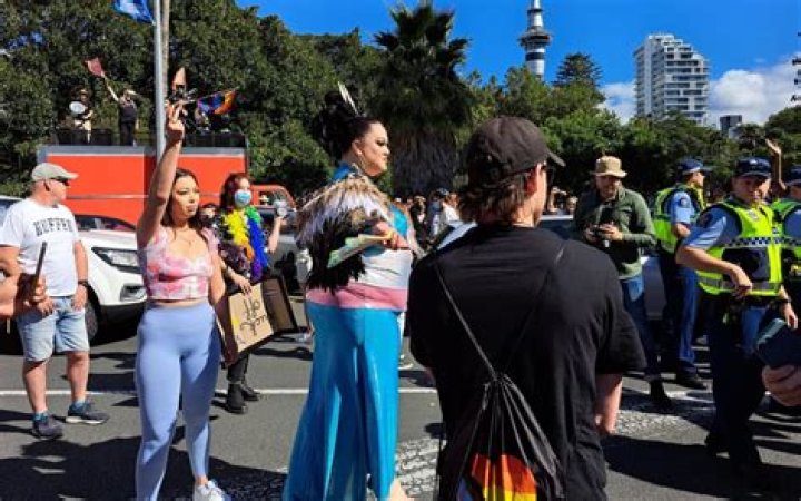 
Who is Posie Parker? Auckland rally violence video goes viral as anti-trans activist is attacked 